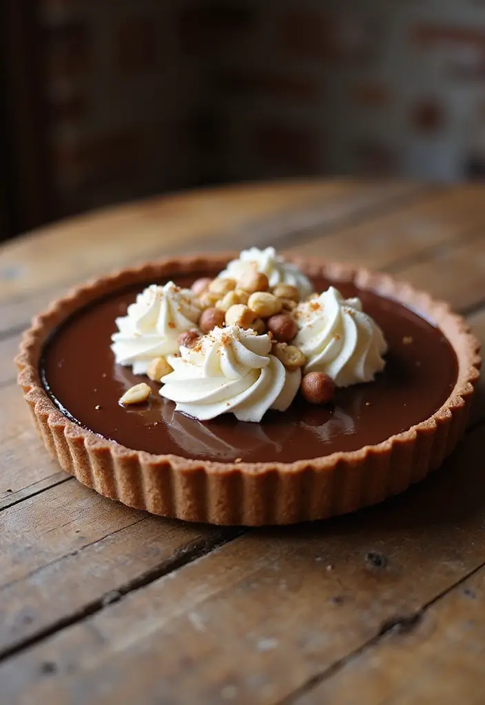 28 Gluten-Free Thanksgiving Dishes That Shine - 15. Chocolate Hazelnut Tart