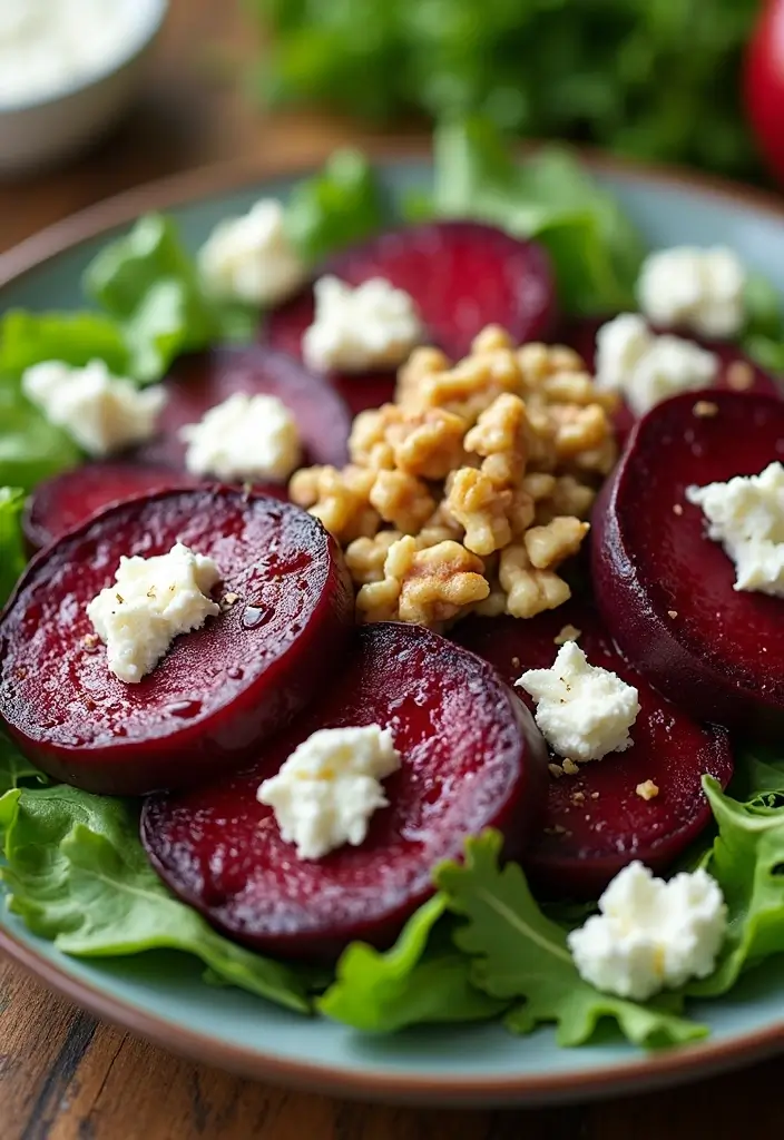 28 Gluten-Free Thanksgiving Dishes That Shine - 17. Roasted Beet Salad with Goat Cheese