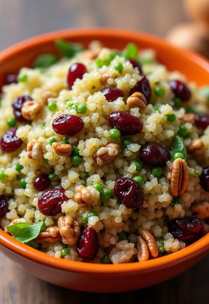 28 Gluten-Free Thanksgiving Dishes That Shine - 19. Quinoa Salad with Cranberries and Pecans