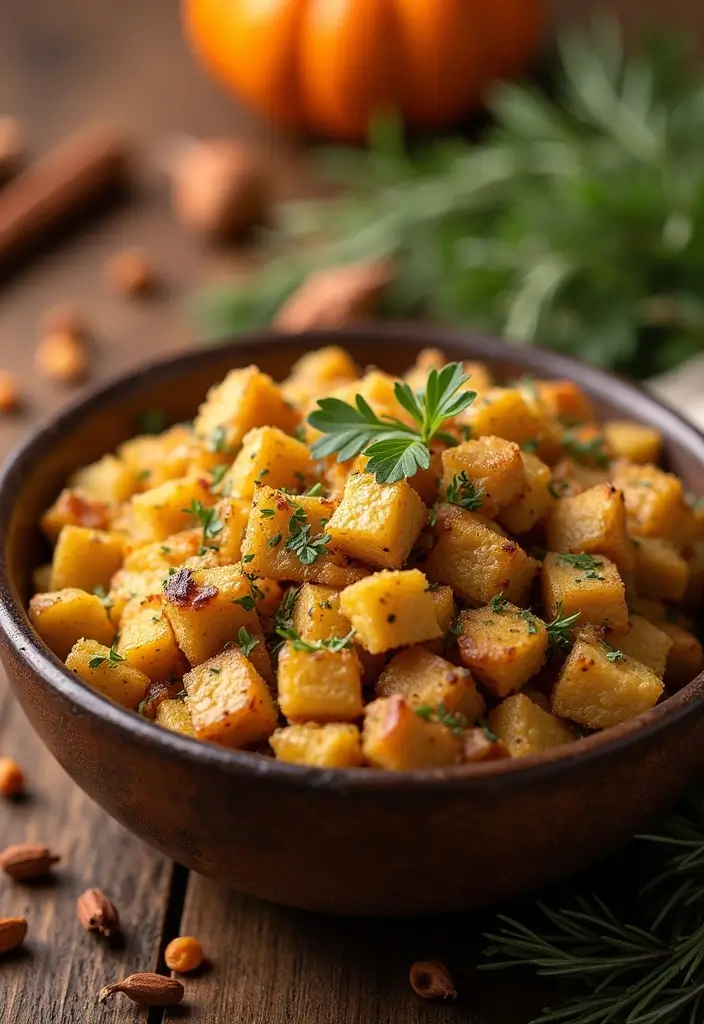 28 Gluten-Free Thanksgiving Dishes That Shine - 2. Savory Stuffing with Gluten-Free Bread