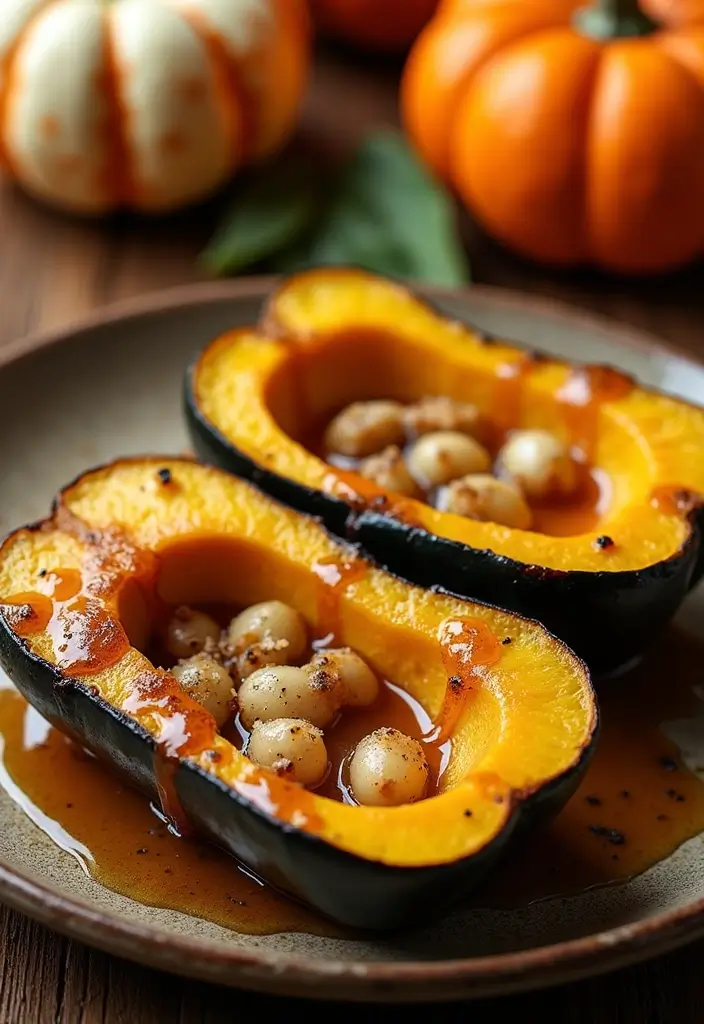 28 Gluten-Free Thanksgiving Dishes That Shine - 20. Baked Acorn Squash with Brown Sugar