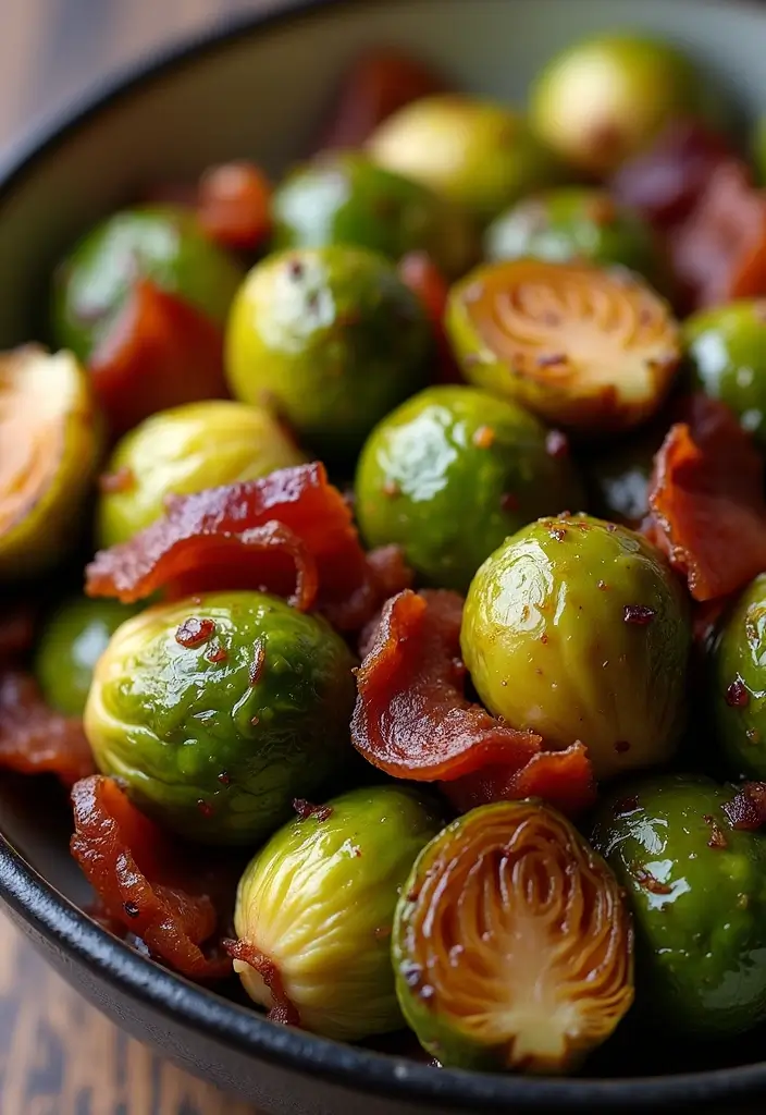 28 Gluten-Free Thanksgiving Dishes That Shine - 5. Roasted Brussels Sprouts with Bacon