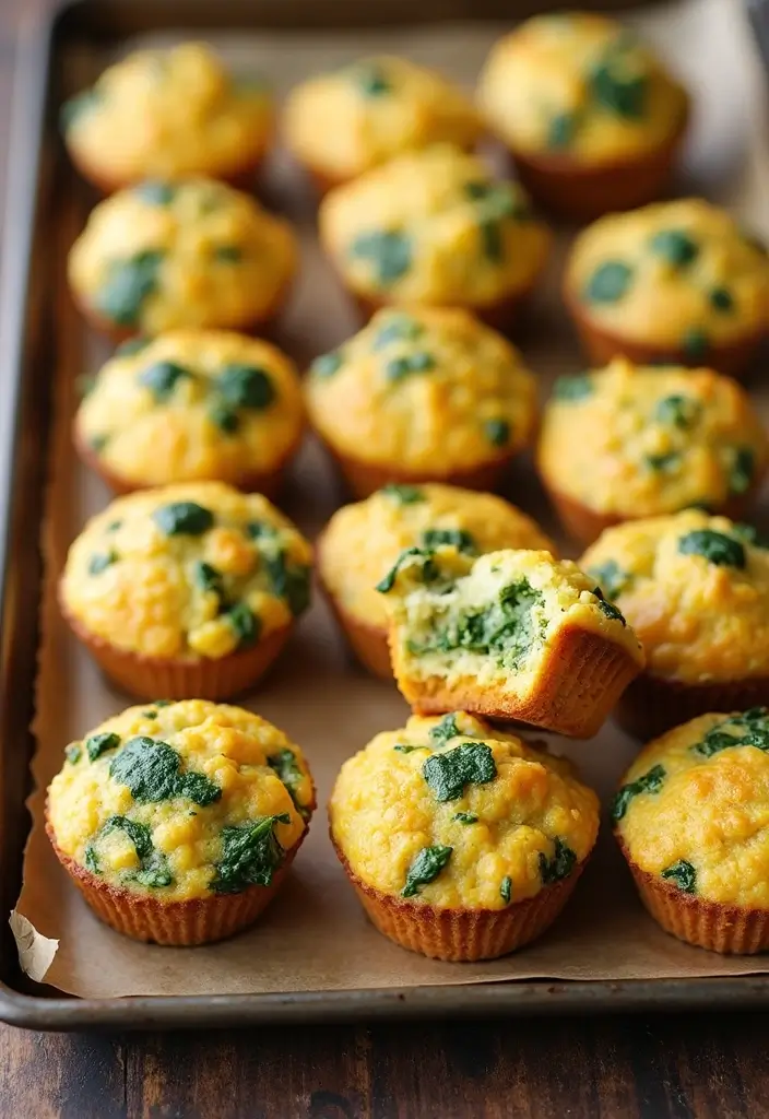28 Gluten-Free Weight-Gain Recipes for Athletes - 17. Egg and Spinach Breakfast Muffins