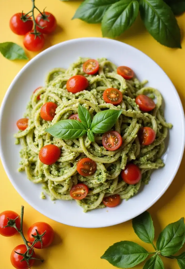 28 Gluten-Free Weight-Gain Recipes for Athletes - 18. Whole Wheat Pasta with Pesto