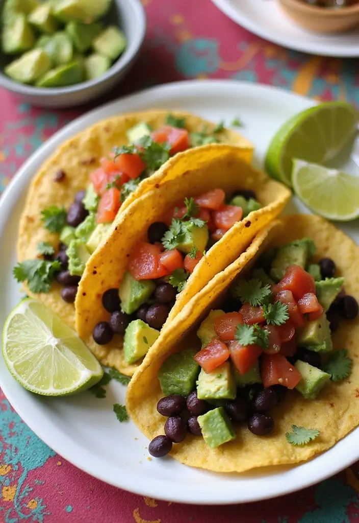 28 Gluten-Free Weight-Gain Recipes for Athletes - 25. Avocado and Black Bean Tacos