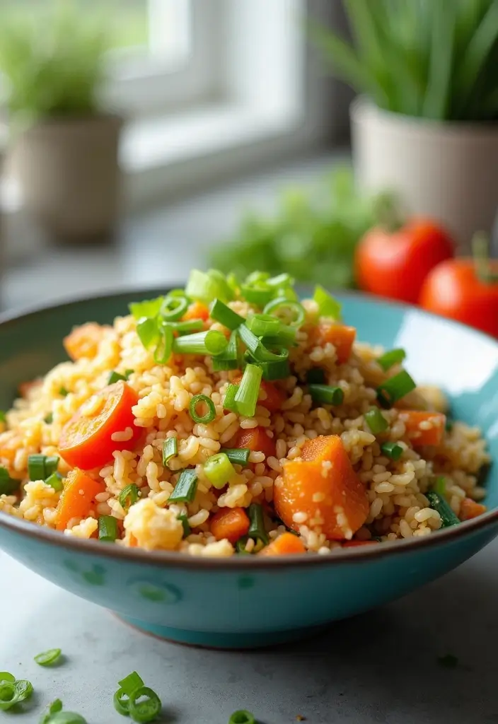 28 High-Protein Gluten-Free Recipes for Active Days - 10. Cauliflower Rice Stir-Fry