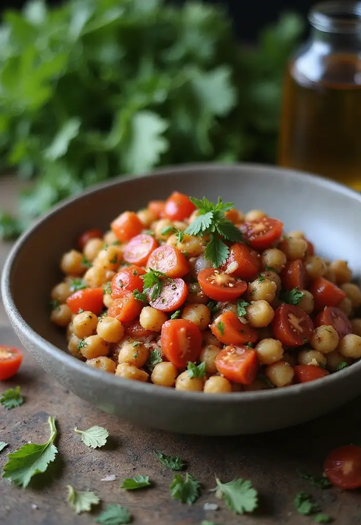 28 High-Protein Gluten-Free Recipes for Active Days - 22. Smoky Chickpea Salad