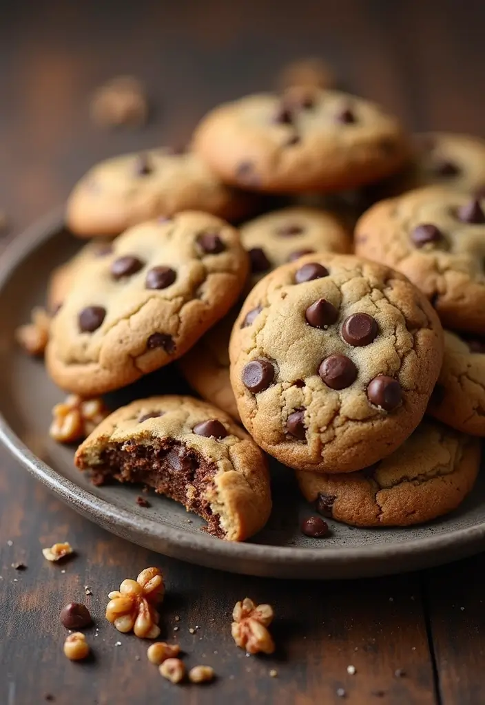 38 Gluten-Free Cookie Recipes You Must Bake - 20. Chocolate Chip Walnut Gluten-Free Cookies