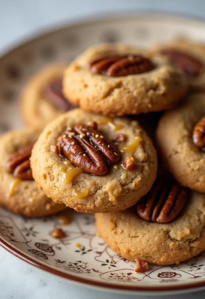 38 Gluten-Free Cookie Recipes You Must Bake - 22. Caramel Pecan Gluten-Free Cookies