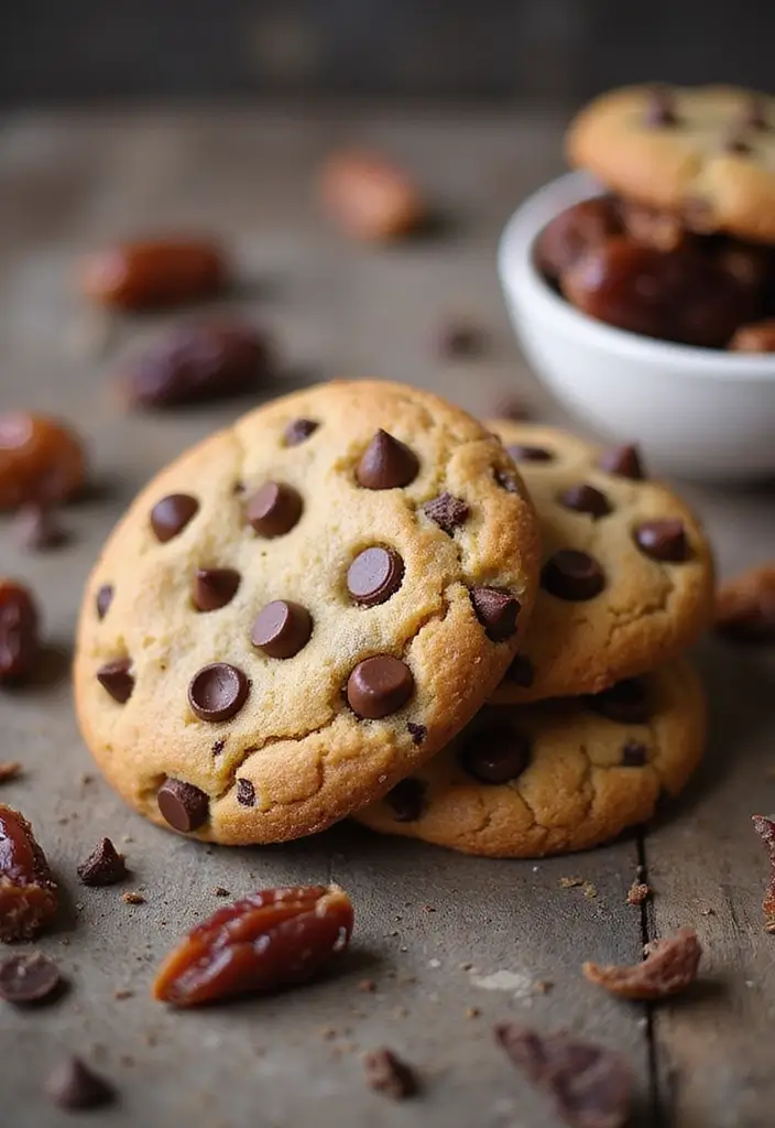 38 Gluten-Free Cookie Recipes You Must Bake - 35. Chocolate Chip Date Gluten-Free Cookies