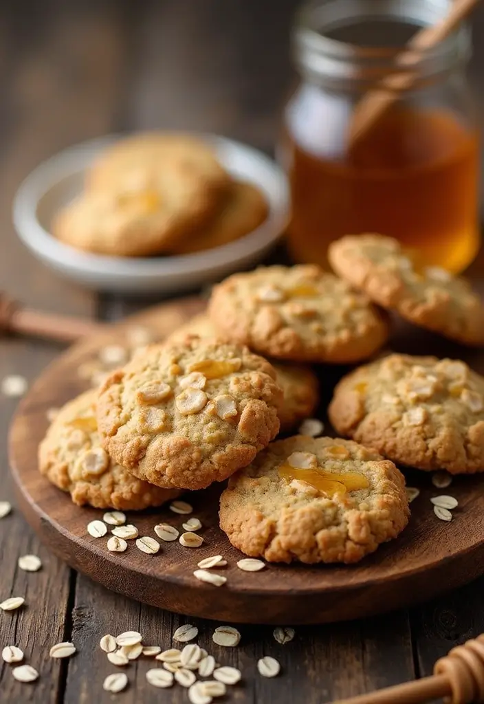 38 Gluten-Free Cookie Recipes You Must Bake - 37. Rustic Gluten-Free Honey Oat Cookies