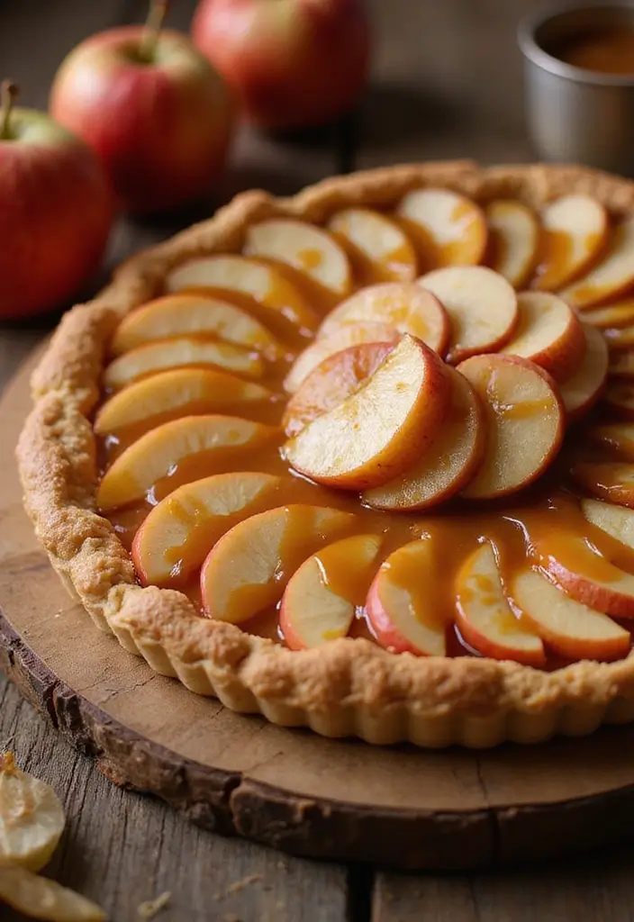 Caramel Apple Tart